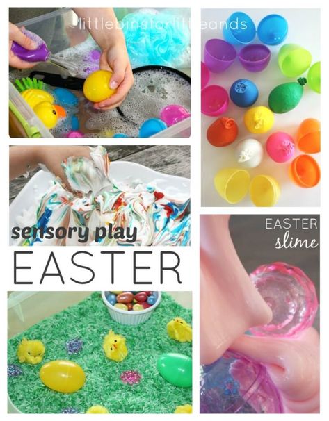 Nursery Displays, Slime Science, Easter Science, Easter Sensory, Easter Egg Activities, Play Ideas For Kids, Sensory Play Ideas, Easter Play, Sensory Ideas