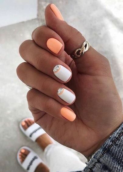 Spring Nails for Dark Skin 2024 15 Ideas: Embracing Color and Design Dip Powder Summer Nails, Summer Nails Yellow, Solid Color Nails Acrylic, Stone Nails, Acrylic Nails Cute, Nails Sparkling, Nails Solid Color, Nails Solid, Yellow Nail Art