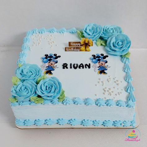 Simple birthday cake designs Square Cake Design Birthdays, Square Cake Design, Simple Birthday Cake Designs, Birthday Cake Designs, Simple Cake Designs, Square Cake, Simple Birthday, Simple Birthday Cake, Cake Designs Birthday