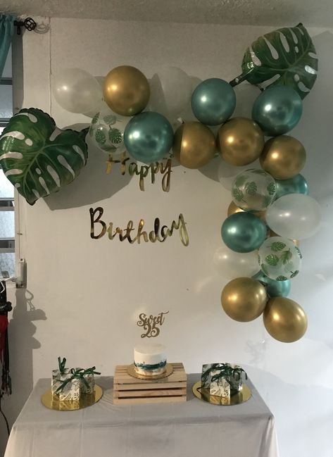 Birthday Deco Ideas At Home, Birthday Ideas Simple At Home, 50 Birthday Signs, Simple Ballons Decoration At Home Party, Birthday Simple Decorations At Home, Simple Bday Decoration Ideas, Simple Ballons Decor, Birthday Themes At Home, Bday Decorations At Home