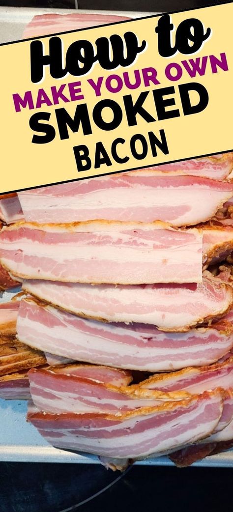 How to Make Your Own Smoked Bacon | Have a smoker or pellet grill? Did you know you can make your own bacon from pork belly? It is amazing! Wood Pellet Grill Recipes, Smoked Bacon Recipes, Bbq Smoker Recipes, Pellet Smoker Recipes, Lamb Shank Recipe, Grilled Meat Recipes, Pork Belly Recipes, How To Make Bacon, Bacon On The Grill