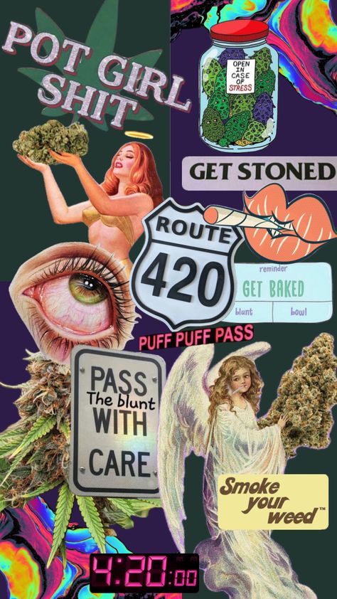 silly goofy #420 #stoner #smokey #vibes #vintage #wallpaper Crochet Coasters Free Pattern, Phone Photo Editing, Psychadelic Art, Magic Herbs, Alcohol Aesthetic, Silly Goofy, Trippy Wallpaper, Hippie Wallpaper, Art Wallpaper Iphone