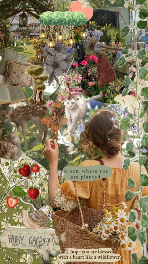 @3mmaaaaaaaaaaa #cottagecore #cottagecoreaesthetic Fairy Home, Fantasy Background, English Cottage Garden, Cottage Core Aesthetic, Beautiful Mess, Cottage Kitchen, Cottage Core, Love Is All, Connect With People