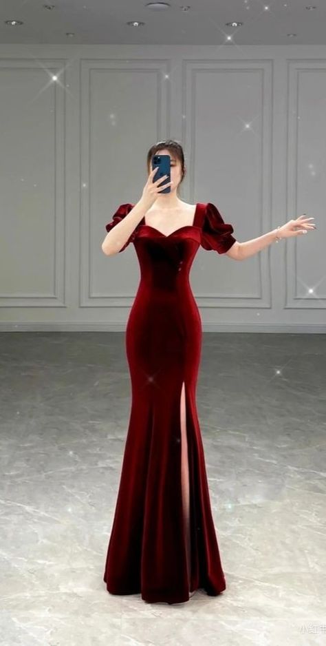 Red Dress Classy Elegant Long, Gaun Koktail, Red Mermaid, Classy Gowns, Mermaid Evening Dress, Classy Prom Dresses, Gowns For Women, Red Dresses Classy, Women Dresses Classy