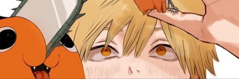 Pfp And Header Matching, Denji Gif Banner, Denji Banner Discord, Denji Widget, Denji Header, Anime Header Aesthetic, Denji Banner, Anime Banner Discord, Denji Gif