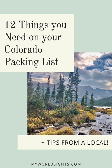 Denver Packing List Spring, Colorado Fall Packing List, Colorado Springs Outfits Fall, Packing For Colorado Fall, Colorado Packing List Spring, What To Pack For Colorado Winter, Colorado Packing List Summer, Packing For Colorado, Denver Packing List