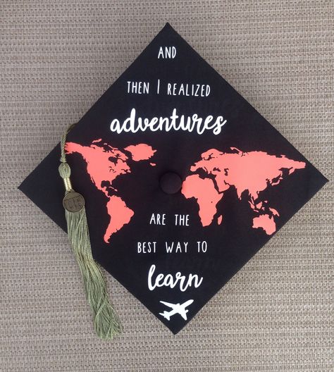 UF grad cap #graduationcap #floridagators #gradcap #travel Graduation Cap Designs Exchange Student, Highschool Graduation Cap Designs, Senior Caps, Diy Grad Cap, Grad Cap Ideas, Funny Graduation Caps, Creative Graduation Caps, Graduation Cap Ideas, College Grad Cap Ideas