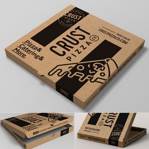 Box Design Ideas, Pizza Box Design, Coffee Slogans, Pizza Catering, Takeaway Packaging, Food Truck Catering, Pizza Branding, Food Box Packaging, Pizza Logo