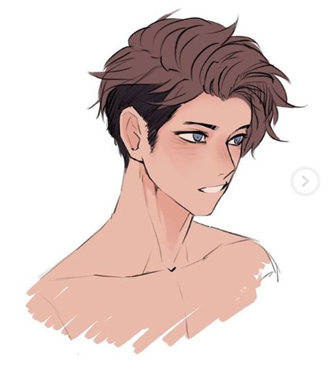 Hair References Drawing, Boy Hair Drawing, Drawing Male Hair, الف�ن الرقمي, Anime Boy Hair, Hair Sketch, Guy Drawing, Character Design Male, Anime Poses Reference