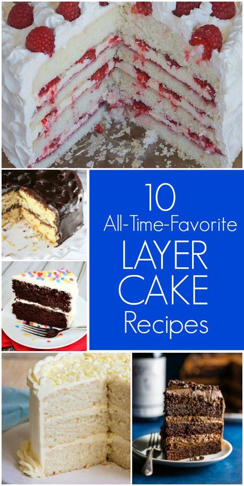 Layered Cakes For Beginners, Layer Cake Recipes From Scratch, 7 Layer Cake, Red Wine Chocolate Cake, Birthday Recipes, Homemade Wedding Cake, Hummingbird Cake Recipes, Multi Layer Cake, 2 Layer Cakes