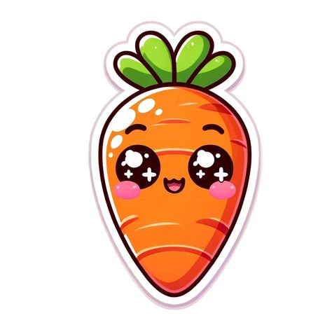 Carrot - Click to view on Ko-fi - Ko-fi ❤️ Where creators get support from fans through donations, memberships, shop sales and more! The original 'Buy Me a Coffee' Page. Cute Carrot Drawing, Athena Kitchen, Cute Fruit Drawings, Calendar April, Kawaii Fruit, Fruits Drawing, Preschool Classroom Decor, School Wall Art, Fashion Illustration Sketches