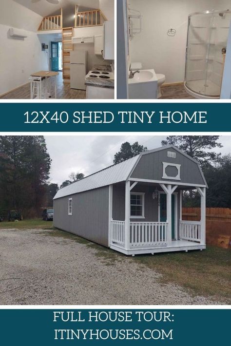 Storage Shed House Tiny Homes, Shed Homes Interior, Shed House Interior, Tiny Home Shed, 3 Bedroom Home Floor Plans, Shed Tiny Home, Shed Floor Plans, Shed Tiny House, Shed House Plans