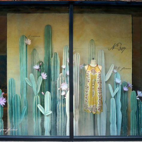 Anthropologie Window Display, Anthropologie Display, Summer Window Display, Window Display Retail, Window Shopper, Summer Window, Decoration Vitrine, Visual Merchandising Displays, Store Window Displays