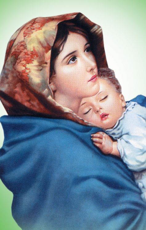 Mary of Nazareth/ Holy Mother of God (lived between 4 B.C. and 6 B.C.) – Mary is far-and-away the most well known mother in all history. Due to the passionate followings of her son, Jesus, and the immaculate details surrounding his conception and birth,  Mary was a Jewish peasant from Nazareth, a town of likely no more than 400 people at the time. In all the religious writings of Mary, she is a devoted mother,   Though scripture mentions Mary only a little after the birth of her son. مريم العذراء, Jesus Mother, Mother Mary Images, Images Of Mary, Religious Pictures, Mama Mary, Jesus And Mary Pictures, Blessed Mother Mary, Child Jesus