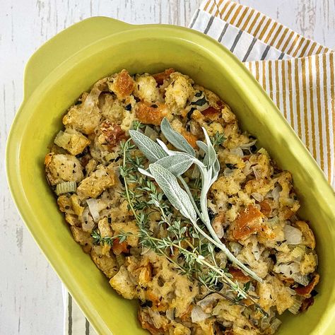 Thanksgiving For Two, Traditional Stuffing Recipe, Good Peach Cobbler Recipe, Thanksgiving Dinner For Two, Classic Stuffing Recipe, Traditional Stuffing, Best Stuffing Recipe, Easy Stuffing Recipe, Easy Thanksgiving Dinner