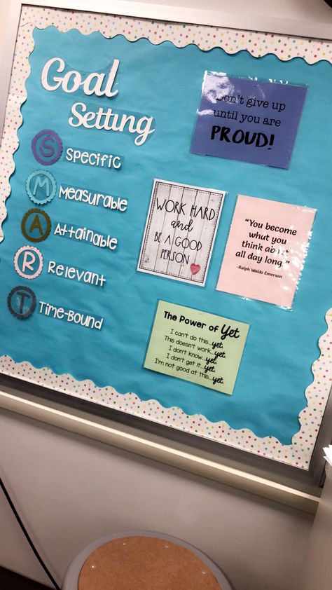 Goal setting bulletin #goalsetting #smartgoals #middleschool #bulletinboards #goalgetters #goals2019 #bulletinboardideas #bulletin #smartgoalsettingstemplates Goal Bulletin Board, Goal Setting Bulletin Board, Goals Bulletin Board, School Staff, Swim Team, Goal Setting, Don't Give Up, Bulletin Boards, Bulletin Board