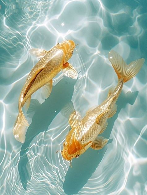 Gold Asthetics Wallpaper, Summer Ios, Gold Koi Fish, Watch Backgrounds, Fish Background, Koi Painting, Hanged Man, Lucky Wallpaper, Flower Pattern Drawing