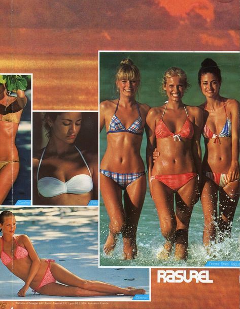 Clothing Ads, 1970's Fashion, 60s And 70s Fashion, Vintage Swimwear, 1970s Fashion, Bra Panty, Mode Vintage, One Piece Swimwear, 70s Fashion