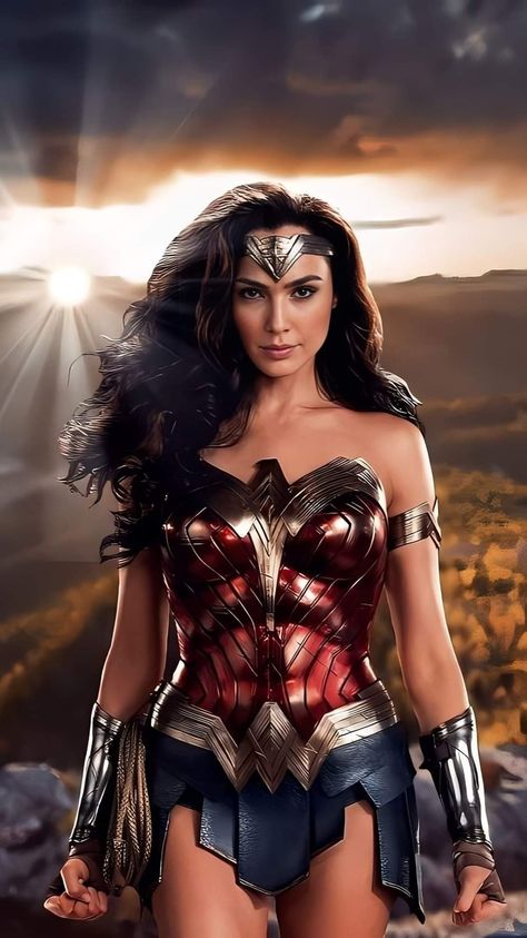 Wonder Woman Movie, Justice League Wonder Woman, Wonder Woman Cosplay, Wonder Woman Art, Gal Gadot Wonder Woman, Female Superhero, Wonder Woman Costume, Superman Wonder Woman, Pinup Couture