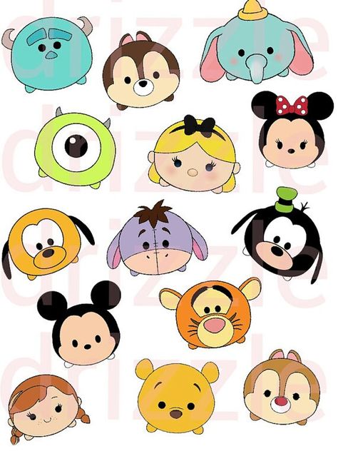 Kawaii Disney, Cute Disney Drawings, Cute Kawaii Drawings, Cute Doodle Art, Cute Disney Wallpaper, Dessin Adorable, Cute Easy Drawings, Cute Little Drawings, Tsum Tsum