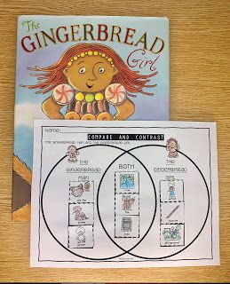 Free The Gingerbread Man and Gingerbread Girl Venn diagram to compare and contrast the stories. Gingerbread Activity Kindergarten, Gingerbread Measuring Activity, Gingerbread First Grade, Gingerbread Man Activities First Grade, Gingerbread Man Retell, Gingerbread Boy Activities, Gingerbread Unit First Grade, Gingerbread Man Activities 2nd Grade, Gingerbread Crafts Kindergarten