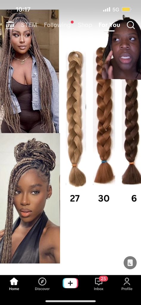 Mixing Hair Color, Protective Styles For Natural Hair Short, Xpression Hair, Fall Braids, Braiding Hair Colors, Hair Braid Patterns, Braids Styling, Cornrows Natural Hair, Feed In Braids Hairstyles