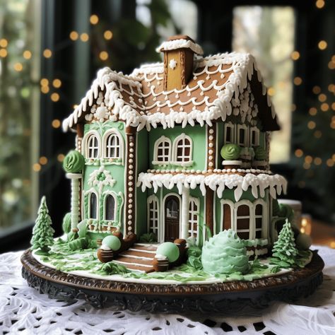 10 Creative Gingerbread Houses to Make This Christmas Ginger Bread Houses Ideas, Ginger Snap Recipe, Christmas Cake Ideas, Gingerbread House Patterns, Cool Gingerbread Houses, Ginger Cookie Recipes, How To Make Gingerbread, Gingerbread House Designs, Make A Gingerbread House