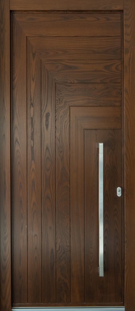 Wooden front door Model Gortyna Stretch Detaisl Doors Sanmaika, Lobby Main Door Design Latest, Sanmaika Design For Bedroom Door, Double Door Laminate Design, Main Door Design Entrance Mica, Outer Door Design Modern, Door Design Sanmaika, Sunmaika Door Design, Flat Front Door Design