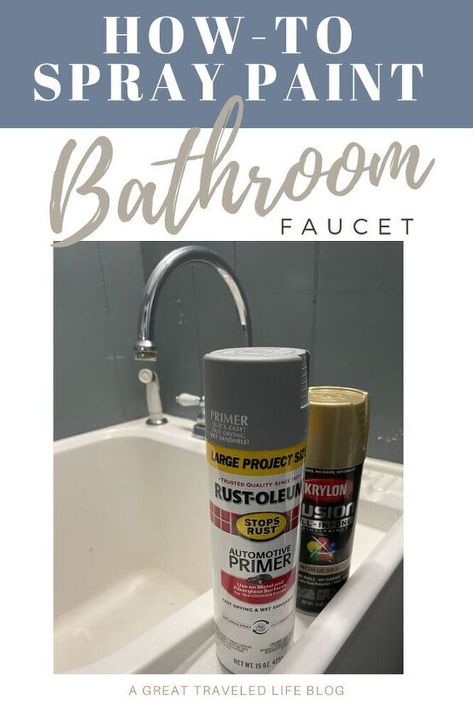 Powder Room Renovation, Homemade Lotion Bars, Paint Bathroom, Home Refresh, Wood Stove Fireplace, Metallic Spray Paint, Gallery Ideas, Chrome Fixtures, Utility Sink