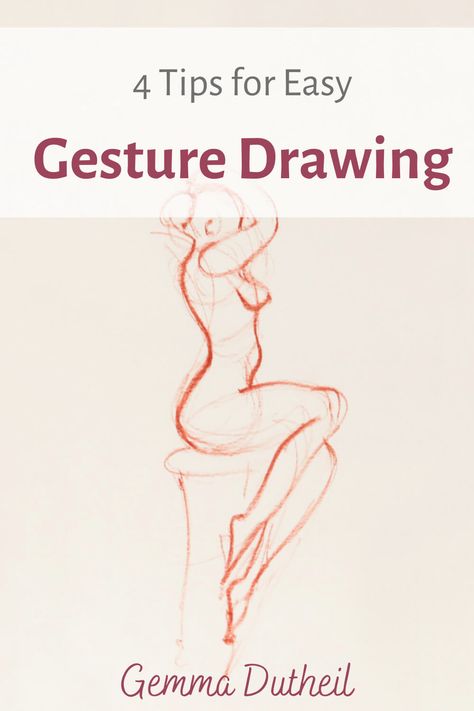 Gesture Drawing For Beginners, Gesture Drawing How To, Simple Life Drawing, Anatomy Sketches Study Beginners, Gesture Drawing Practice, How To Figure Draw, Beginner Drawing References, Life Drawing Tips, Figure Drawing Tips