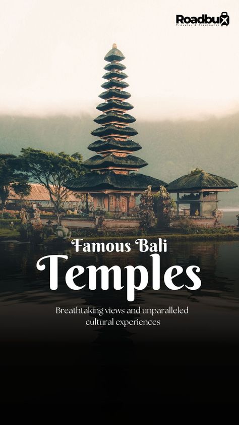 Dreaming of Bali? Dive into its rich culture and spirituality by exploring these must-visit temples! From the majestic Tanah Lot perched on a rock by the sea to the serene Uluwatu Temple with its breathtaking cliffside views, each temple offers a unique glimpse into Bali's heritage and natural beauty. Swipe through to uncover the magic of these sacred sites and plan your ultimate Balinese adventure. 🌺🕉️🌊 #BaliTemples #TravelBali #BaliBucketList #CulturalTravel #SpiritualJourney #HiddenGems #TravelInspiration Bali Temple, Bali Bucket List, Temple Bali, Uluwatu Temple, Tanah Lot, Temple Gardens, Sacred Sites, Travel Destinations Asia, Dream Travel Destinations