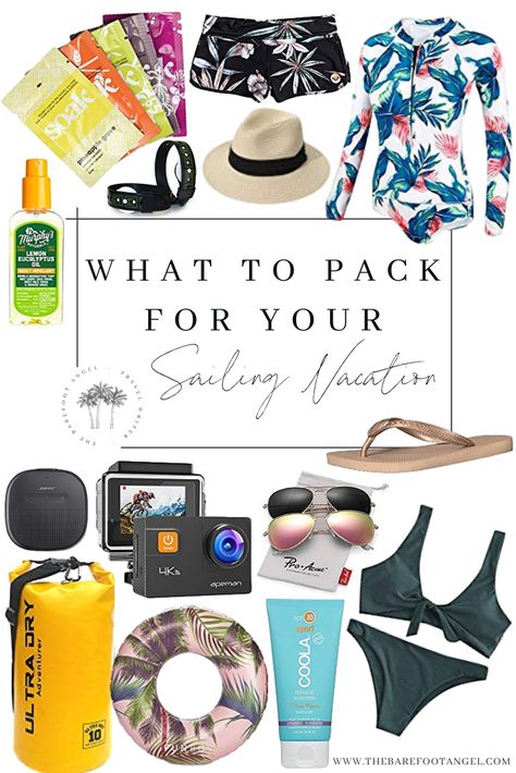 What to pack for your sailing vacation! (And what to leave at home) A sailing holiday can be the trip of a lifetime, but you need to bring the right items! British Virgin Islands Sailing, British Virgin Islands Vacations, Bvi Sailing, Virgin Islands Vacation, Catamaran Charter, Sailing Holidays, Travel Capsule, Sailing Trips, Boat Stuff