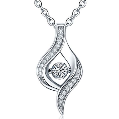 Best Gift For Wife, Dancing Diamond, Silver Jewelry Pendant, 925 Silver Jewelry, Necklaces For Women, Silver Pendants, Silver Pendant Necklace, Sterling Silver Necklaces, Best Gift