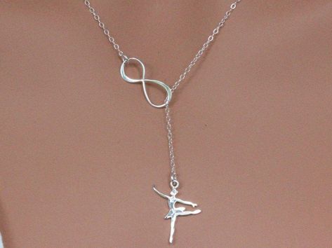 Excited to share this item from my #etsy shop: Graduation gift for Daughter - Dancer student gift - Dancer mom Ballerina dancer necklace in Sterling Silver-Infinity Dancer Lariat Necklace Graduation Gift For Daughter, Dancer Necklace, Ballerina Silhouette, Graduation Gifts For Daughter, South San Francisco, Travel Necklace, Paw Print Necklace, Dance Lover, Compass Necklace