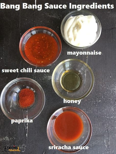 Bang Bang Shrimp Sauce, Bang Bang Sauce Recipe, Shrimp Sauce Recipes, Bang Bang Sauce, Bang Bang Chicken, Bonefish Grill, Mayo Sauce, Bang Bang Shrimp, Shrimp Sauce