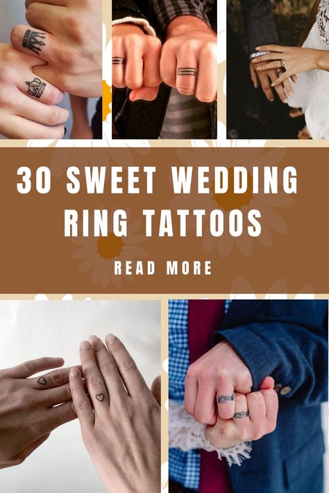 One of the largest and most significant turning points in your life is symbolized by your wedding ring. Wedding rings are traditionally… Tattoo Rings Wedding Men, Tattoo Wedding Bands Women, Wedding Ring Tattoos Men, Men’s Wedding Band Tattoos, Wedding Band Tattoos For Men, Men’s Ring Tattoo Designs, Ring Tattoos Men, Men’s Wedding Ring Tattoo Ideas, Men’s Wedding Band Tattoo