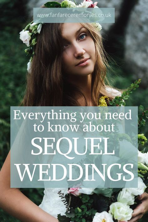 What is a sequel wedding?  Why might it suit you?  Find out about sequel weddings and how this new trend might suit you.    #weddinginspiration #luxurywedding #weddingplanning #fanfareceremonies #weddingcelebrant #weddingceremony #ceremony #highendwedding #countrywedding #englishgardenwedding #modernwedding #countryhousewedding  #personalisedceremony  #weddingsupplier #somersetwedding #dorsetwedding#sequelwedding Sequel Wedding Ceremony Script, Sequel Wedding, Aisle Inspiration, Wedding Reception At Home, Woodland Wedding Ceremony, Ceremony Script, Smaller Wedding, Wedding Ceremony Readings, Wedding Ceremony Seating