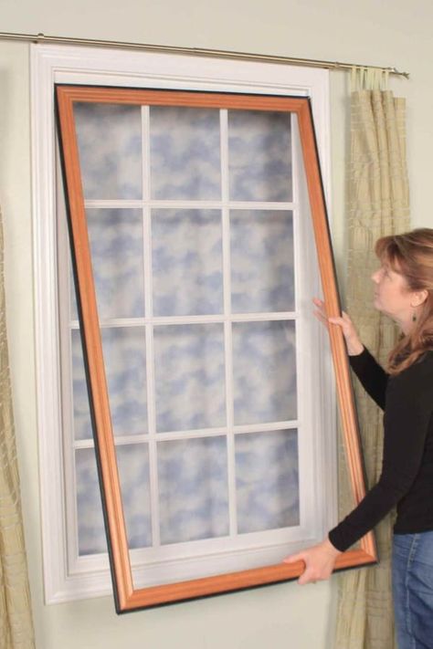 Window Insulation Diy, Diy Insulation, Home Insulation, Storm Windows, Winter Window, Indoor Window, Home Fix, Best Insulation, Diy Window