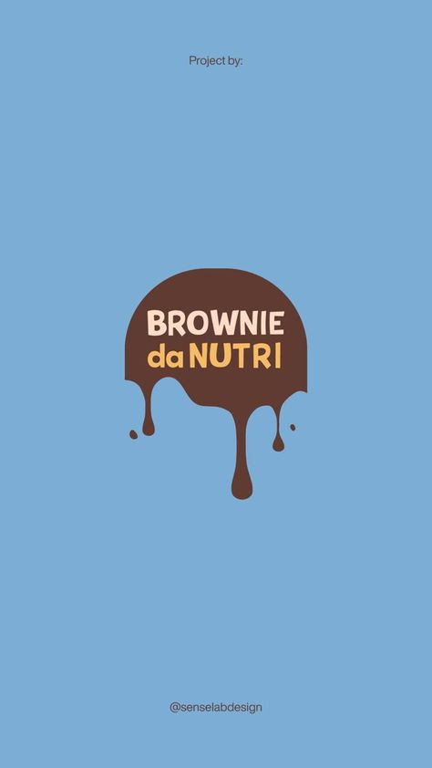 Um brownie saudável, gostoso e suuuper cool! A identidade visual do Brownie da Nutri é tudo isso 🍫 graphicdesignbusiness #designdetails Brownie Logo Design Ideas, Brownie Logo Design, Brownie Branding, Brownies Logo, Corporate Logo Design, Logo Making, Corporate Logo, Online Logo, Box Logo