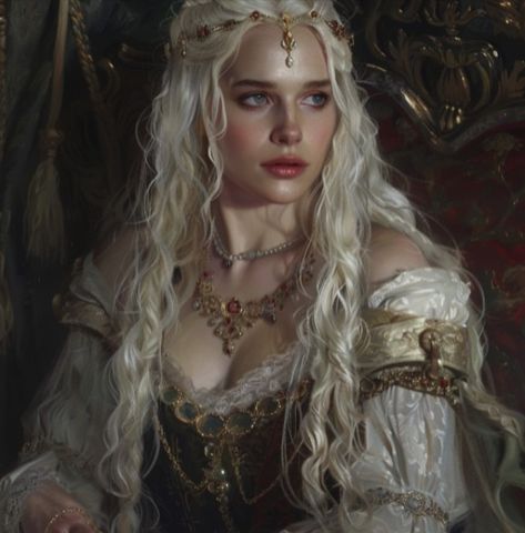 Targeryan Art, Targaryen Oc Girl, Targaryen Girl, Daenerys Targaryen Aesthetic, Targaryen Art, Targaryen Aesthetic, Aesthetic Dress, Game Of Thrones Art, Fantasy Gowns