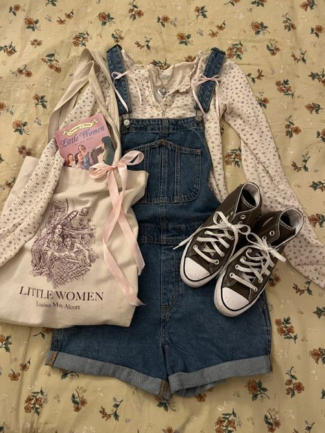 Jean Short Overalls, Overalls Outfit, Downtown Outfits, Short Overalls, Jean Short, Winter Design, Really Cute Outfits, Designs Ideas, Girly Outfits