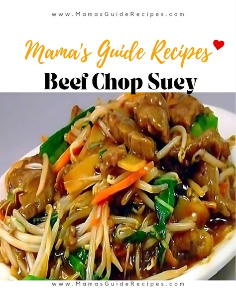 Beef Chop Suey Recipe INGREDIENTS: INSTRUCTIONS: YOU MAY ALSO TRY OUR: Beef Chop Suey Recipe, Chop Suey Recipe Chinese, Pork Chop Suey, Chop Suey Recipe, Dinner Under 300 Calories, Mango Chutney Recipe, Beef Chops, Lo Mein Recipes, Pinoy Recipes