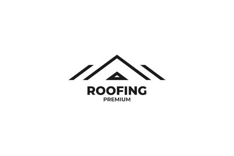 Abstract Roof Design, Roof Logo Design, Renovation Logo, Contractor Logo, Roofing Company Logos, Logo Design Ideas Creative, Roof Logo, Roofing Logo, Factory Logo