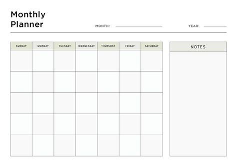 Monthly Template Free Printable, Ipad Calendar Template, Goodnotes Monthly Planner, Printable Meal Planner Monthly, Month Template, Studying Hard, Free Calendars, Samsung Notes, Digital Journaling