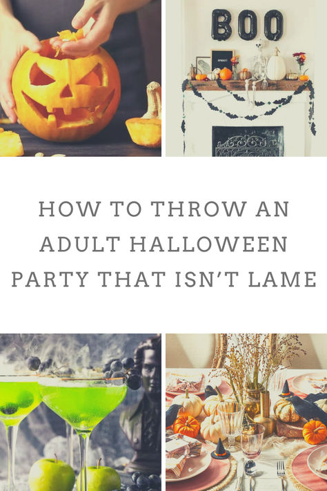 Ready to transform your Halloween gathering from childhood nostalgia to an affair for adults? It's time to infuse some mature revelry into the traditional spooky festivities. Cocktails For A Party, Balloon Kits, Adult Halloween Party, Diy Balloon, Childhood Nostalgia, Balloon Diy, Halloween Themes, Food Ideas, Halloween Party