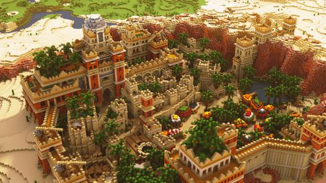 Minecraft Desert House, Minecraft Oasis, Desert Creatures, Minecraft Desert, Minecraft Castle Designs, Minecraft Marketplace, Minecraft Interior, Minecraft Structures, Minecraft Interior Design