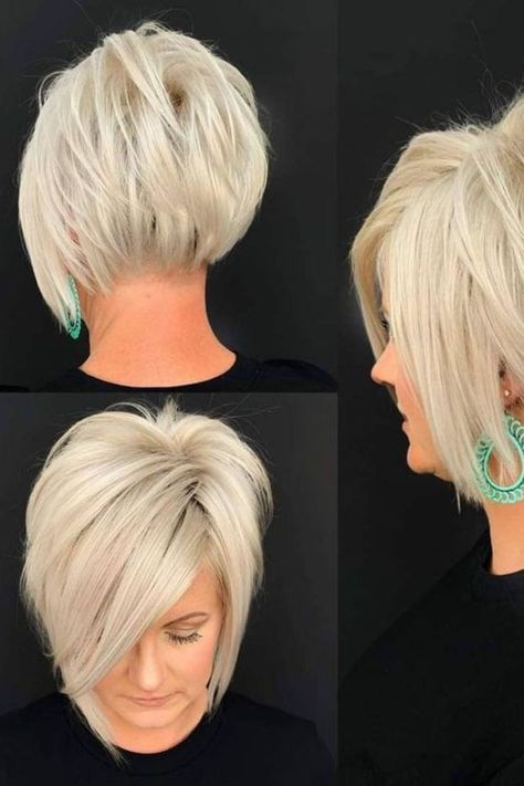 Bob Lung, Best Hairstyles For Round Faces, Short Hair Trends, Messy Short Hair, Blonde Pixie Haircut, Edgy Short Hair, Bob Hairstyles For Fine Hair, Short Choppy Hair, Hairstyles Short Hair