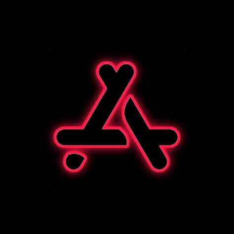 Neon Red Phone Icon, Ios Photo App, Spiderman App, Cool Pfps For Discord, Iphone Red Wallpaper, Stranger Things Theme, Neon Icons, Theme Iphone, App Store Icon