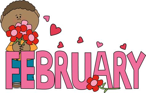 Month of February Valentine's Day. February Clipart, Welcome February, February Quotes, February Wallpaper, February Month, Valentine Day List, February Holidays, Arts Month, February Calendar