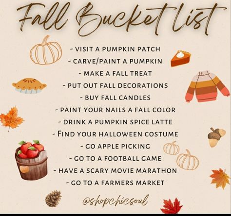 Sunday To Do List, September Bucket List, October Bucket List, Fall To Do List, Fall Sunday, September Activities, Visiting The Grand Canyon, Fall Mood Board, Fall Bucket List